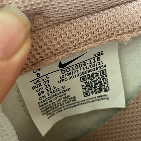 NWT Nike Dunk Low Rose Whisper Pink White 8 - Picture 9 of 13